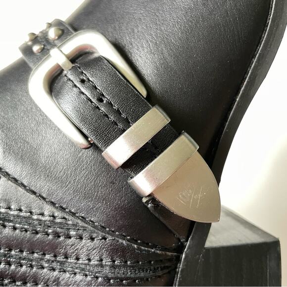 BCBGeneration Black Leather Moto Ankle Bootie - Picture 7 of 10